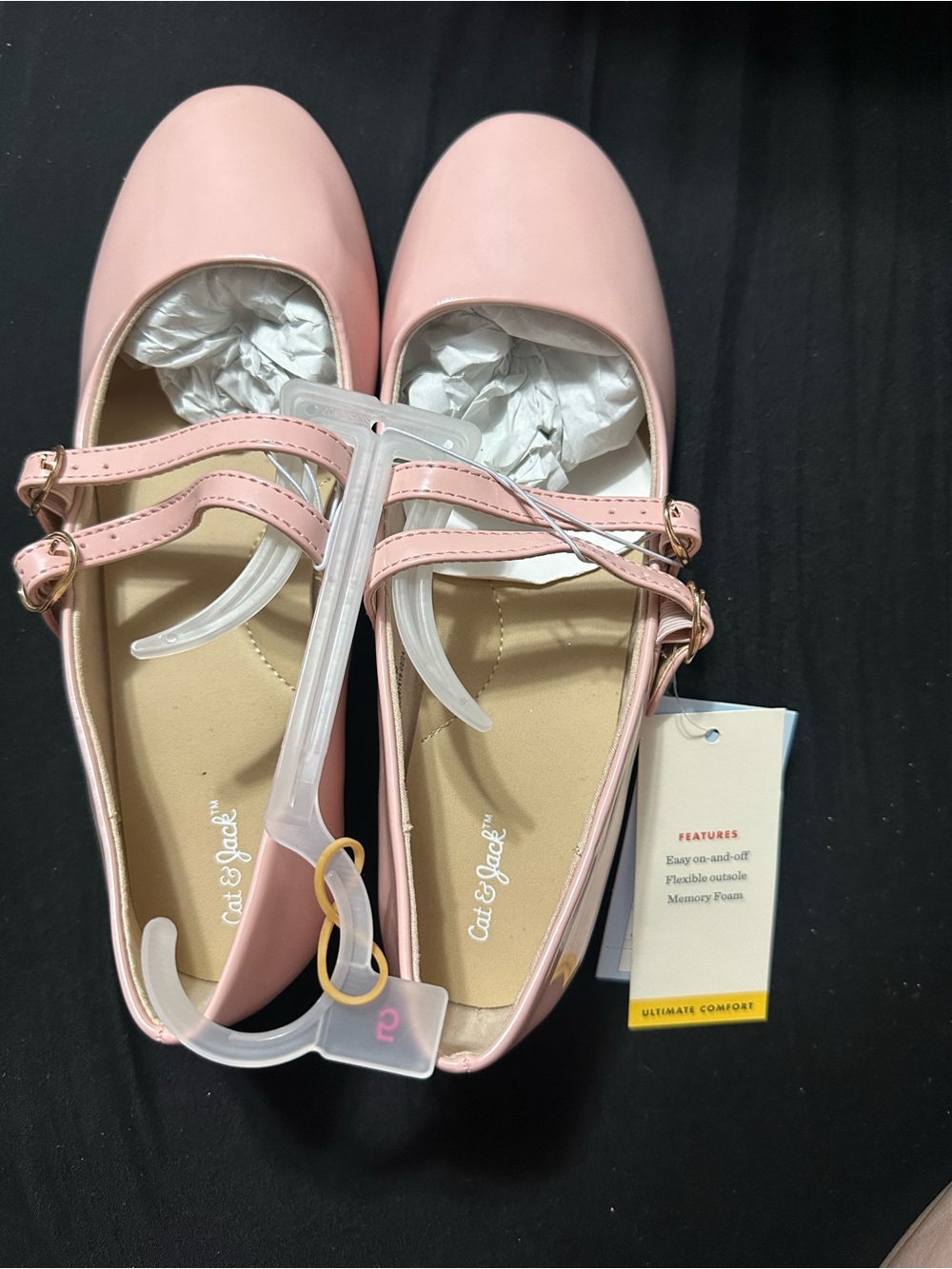 Cat & Jack Pink Mary Jane Flats for girl